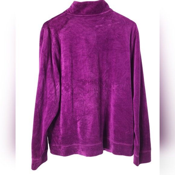 Studio works Purple velour sweater- Size XL- Y2K vibes - Picture 2 of 6